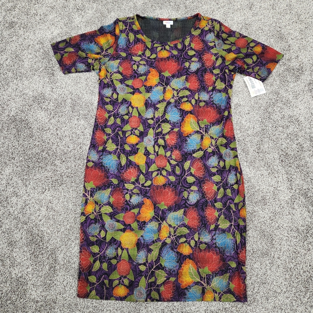 LulaRoe Julia Floral Print Midi Dress